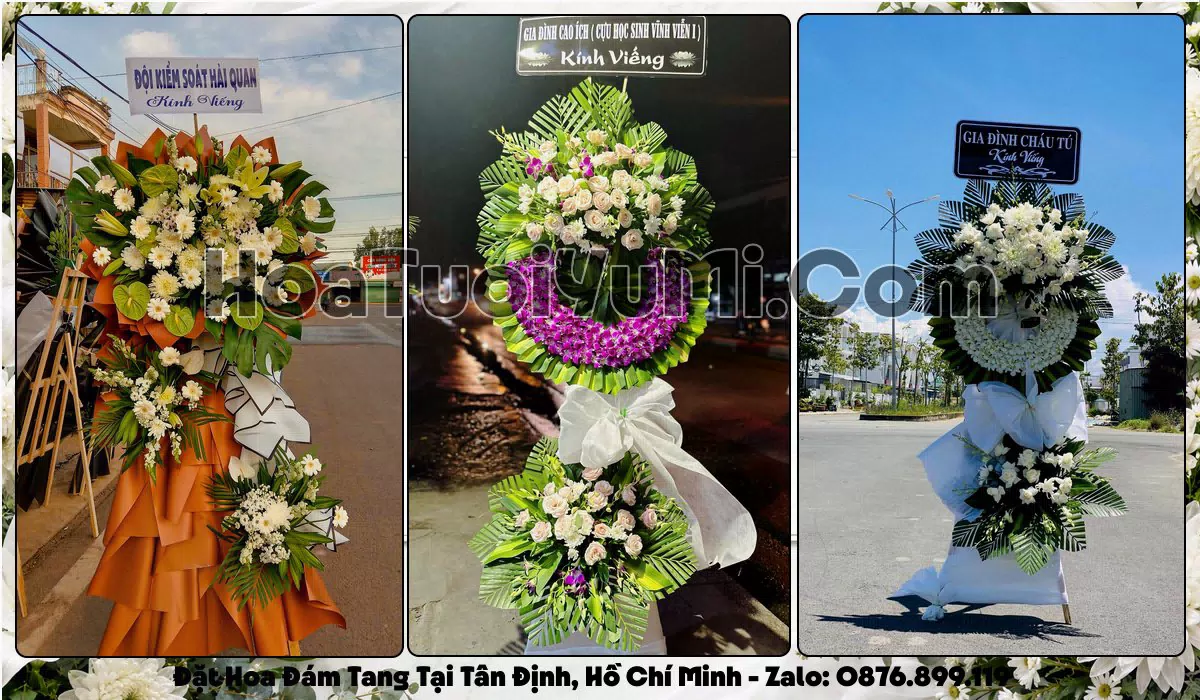 Kệ hoa tang lễ tại Phường Tân Định, Thành phố Hồ Chí Minh