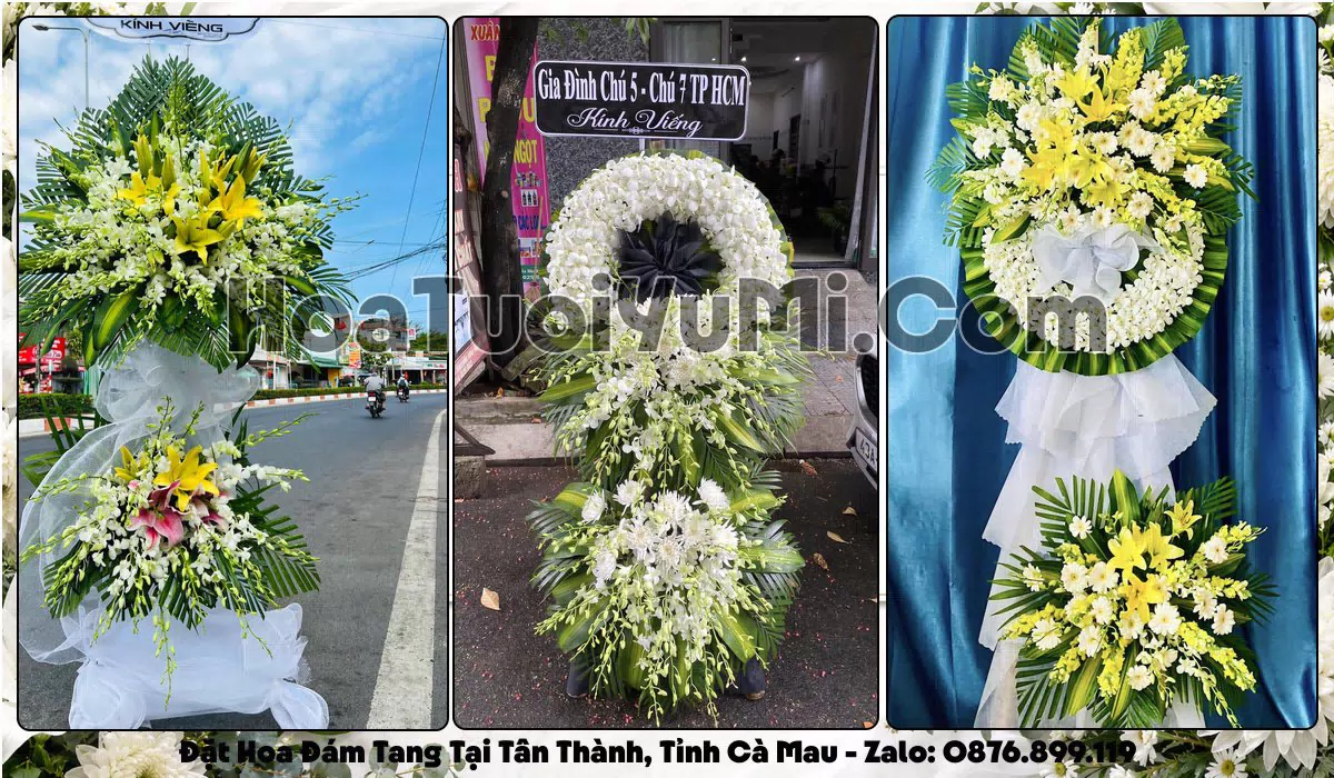Đặt Vòng Hoa Đám Tang Tại Phường Tân Thành, Tỉnh Cà Mau