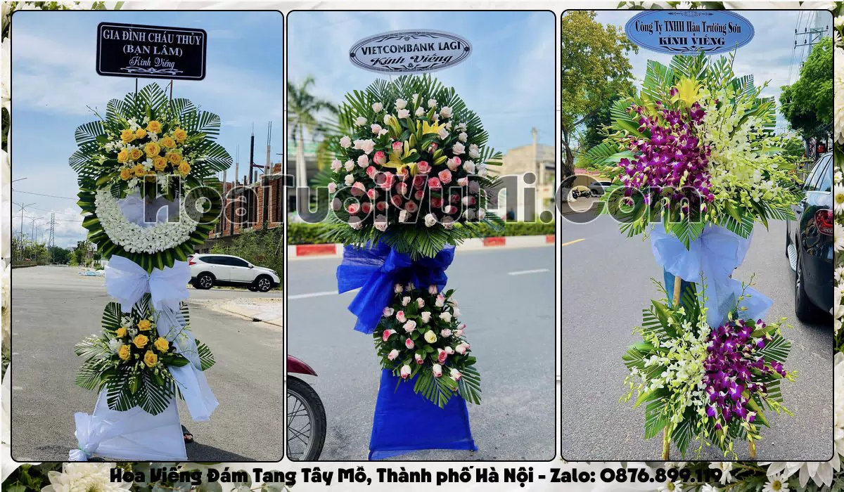 Đặt Vòng Hoa Đám Tang Tại Phường Tây Mỗ, Thành phố Hà Nội