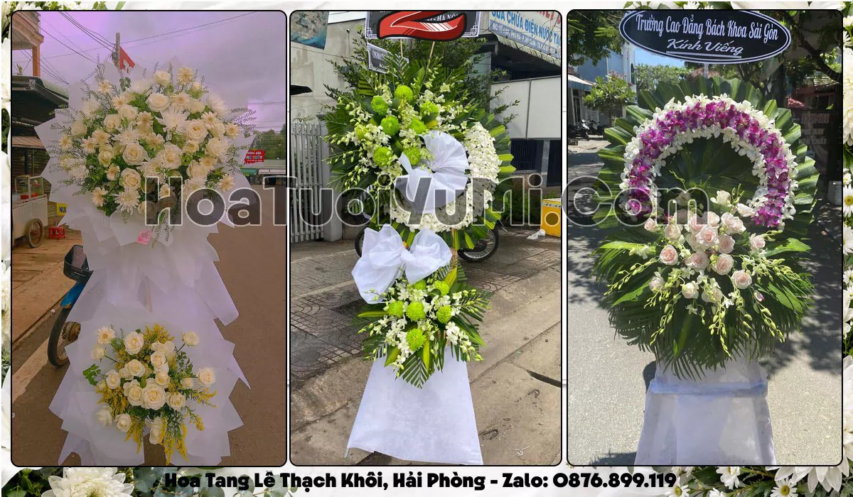Đặt Vòng Hoa Đám Tang Tại Phường Thạch Khôi, Thành phố Hải Phòng