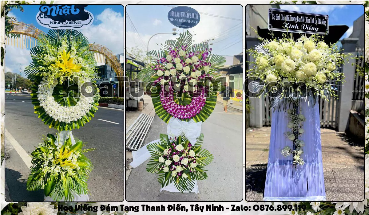 Đặt Vòng Hoa Đám Tang Tại Phường Thanh Điền, Tây Ninh