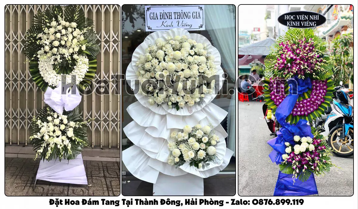 Đặt Vòng Hoa Đám Tang Tại Phường Thành Đông, Thành phố Hải Phòng