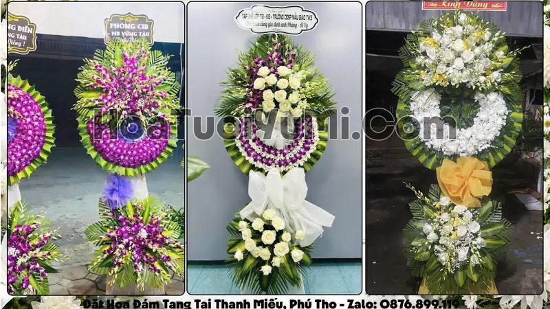 Đặt Vòng Hoa Đám Tang Tại Phường Thanh Miếu, Phú Thọ