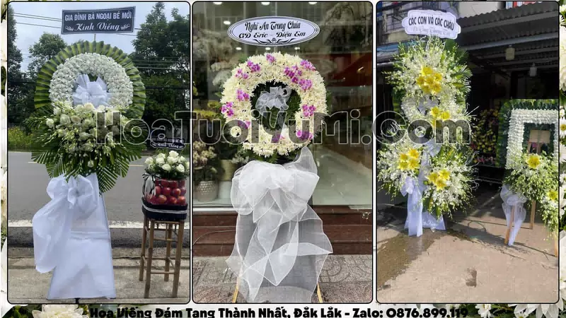 Đặt Vòng Hoa Đám Tang Tại Phường Thành Nhất, Tỉnh Đắk Lắk