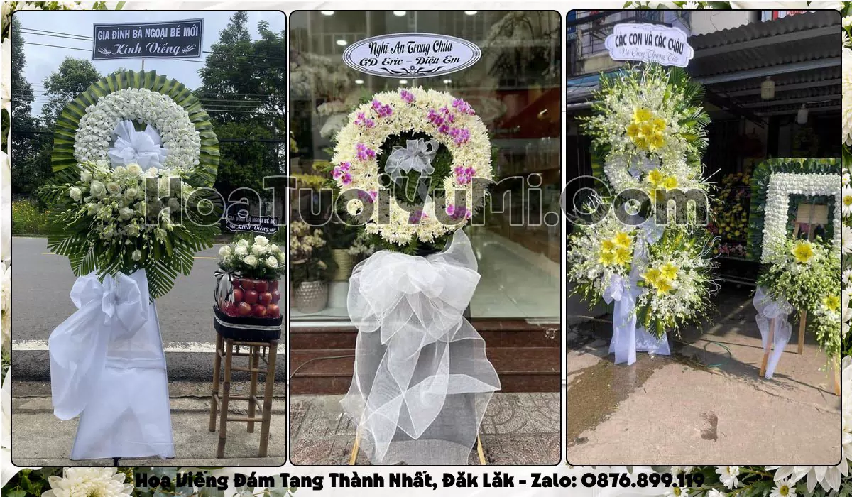 Đặt Vòng Hoa Đám Tang Tại Phường Thành Nhất, Tỉnh Đắk Lắk