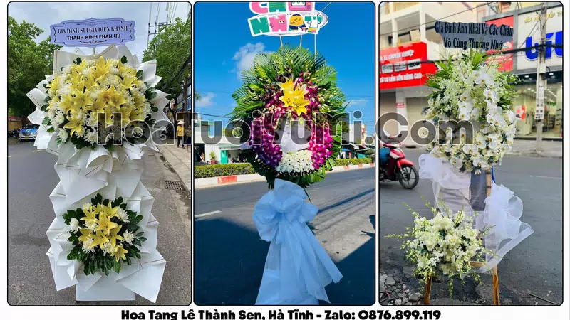 Đặt Vòng Hoa Đám Tang Tại Phường Thành Sen, Hà Tĩnh