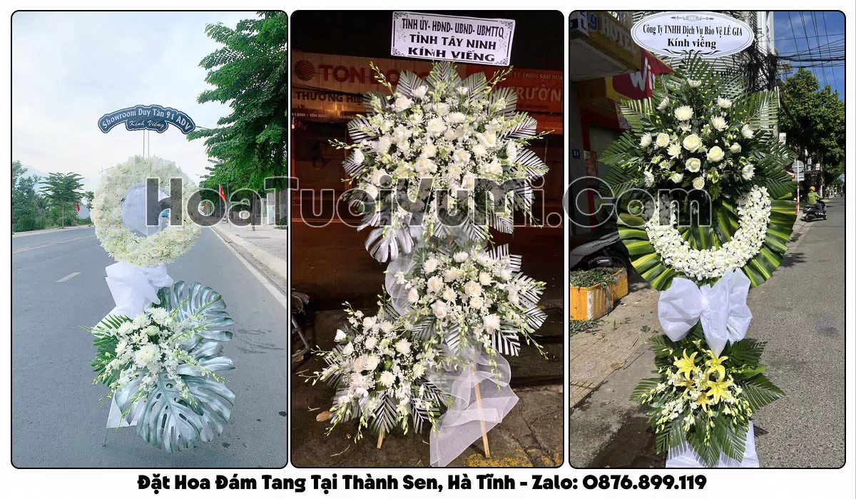 kệ hoa tang lễ giao tại Phường Thành Sen Hà Tĩnh
