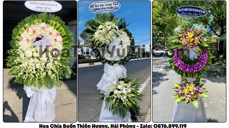 Đặt Vòng Hoa Đám Tang Tại Phường Thiên Hương, Thành phố Hải Phòng