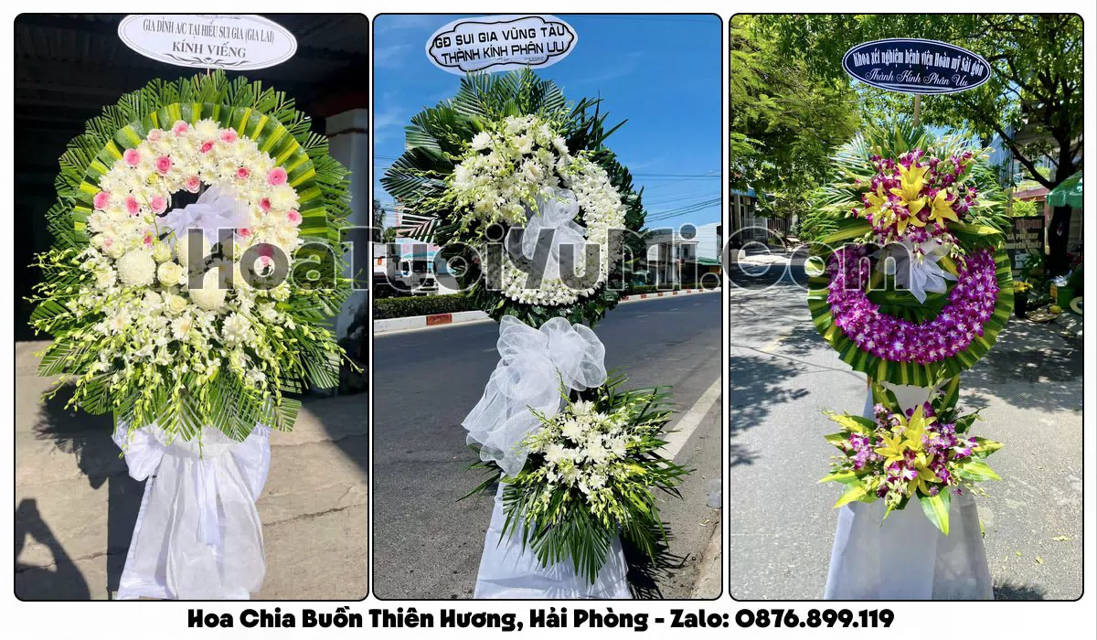 Đặt Vòng Hoa Đám Tang Tại Phường Thiên Hương, Thành phố Hải Phòng
