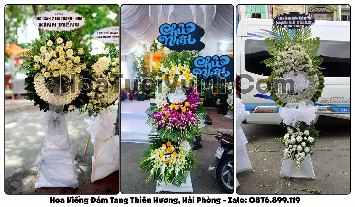 Kệ hoa tang lễ giao tại Phường Thiên Hương, Hải Phòng