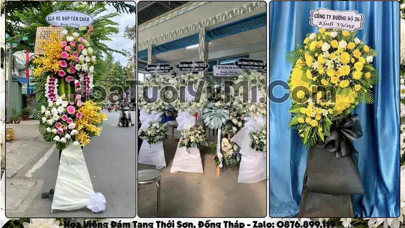 Đặt Vòng Hoa Đám Tang Tại Phường Thới Sơn, Tỉnh Đồng Tháp