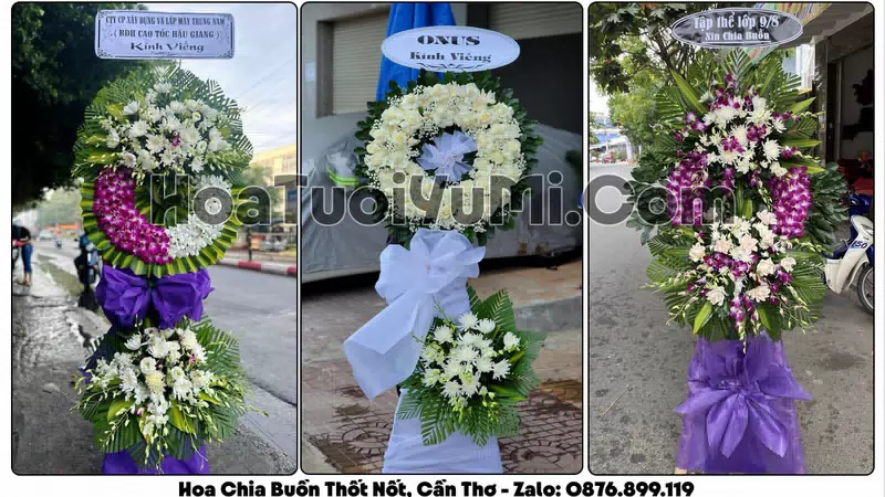 Đặt Vòng Hoa Đám Tang Tại Phường Thốt Nốt, Cần Thơ