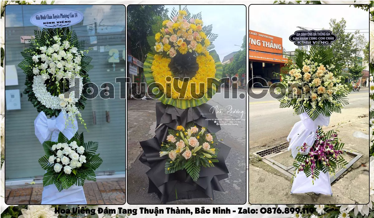 Đặt Vòng Hoa Đám Tang Tại Phường Thuận Thành, Tỉnh Bắc Ninh