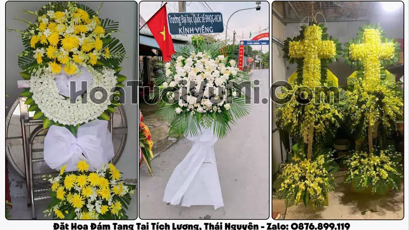 Đặt Vòng Hoa Đám Tang Tại Phường Tích Lương, Thái Nguyên