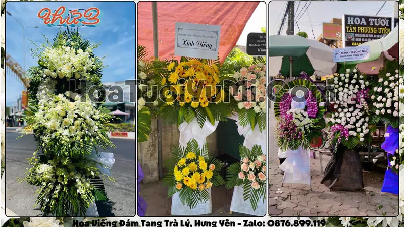 Đặt Vòng Hoa Đám Tang Tại Phường Trà Lý, Tỉnh Hưng Yên