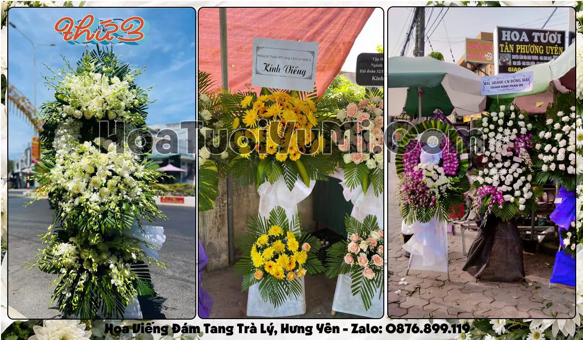 Đặt Vòng Hoa Đám Tang Tại Phường Trà Lý, Tỉnh Hưng Yên