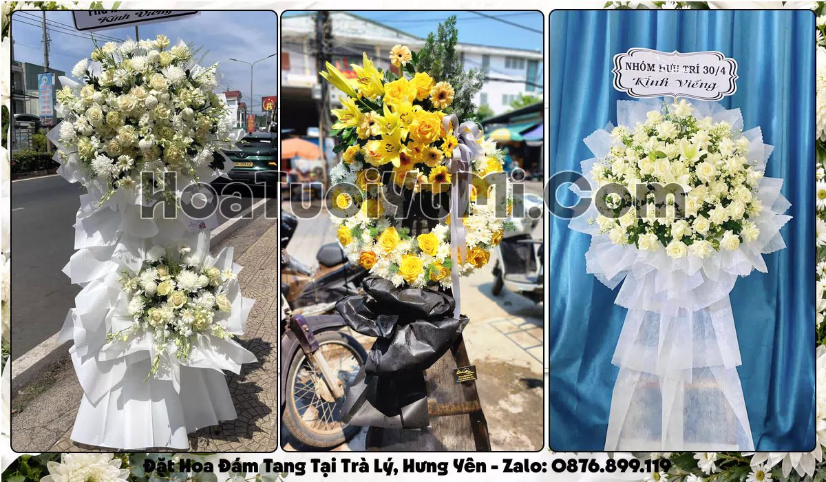 Kệ hoa tang lễ giao tại Phường Trà Lý