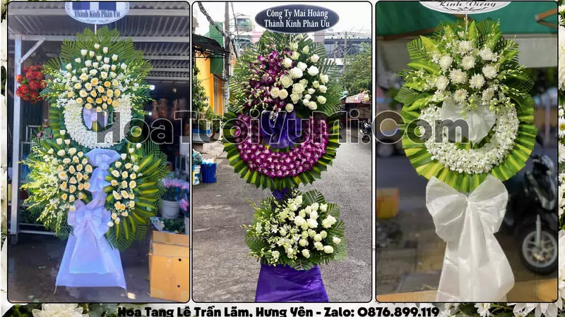 Đặt Vòng Hoa Đám Tang Tại Phường Trần Lãm, Tỉnh Hưng Yên
