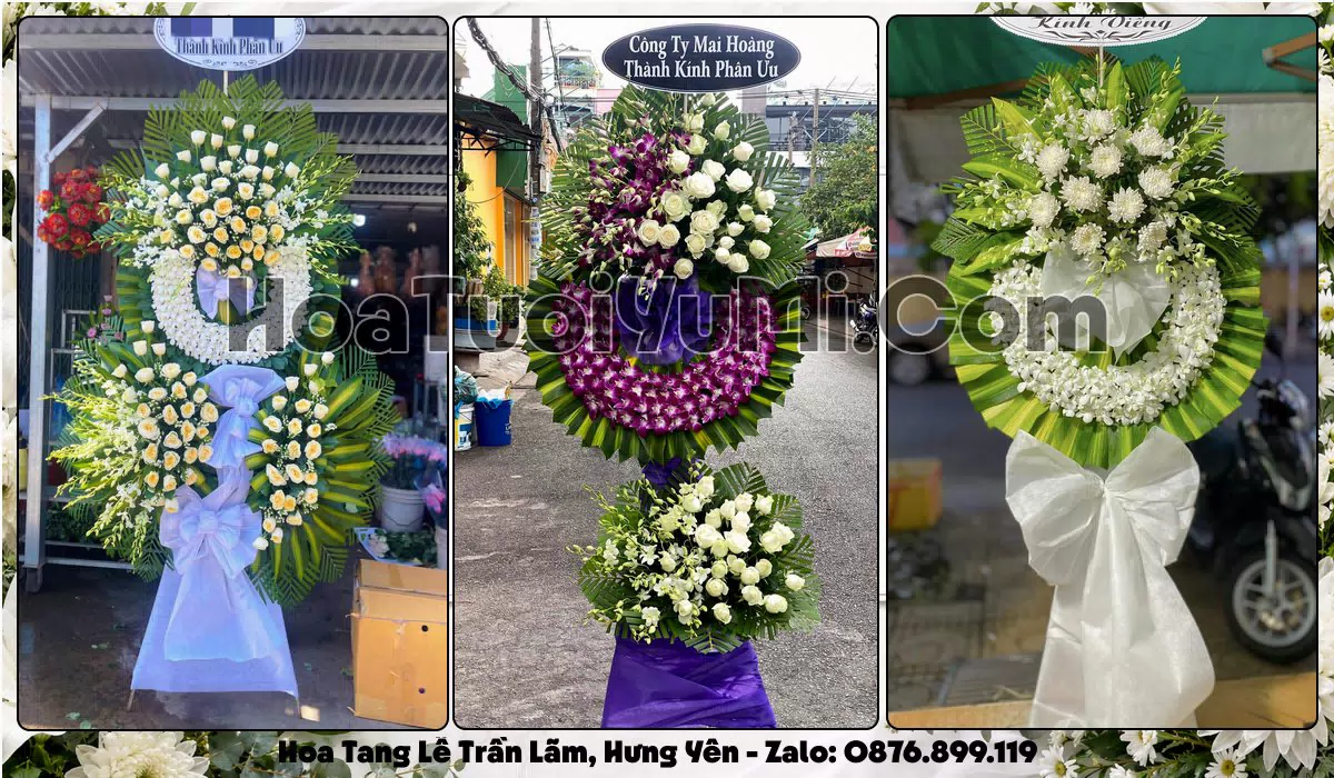 Đặt Vòng Hoa Đám Tang Tại Phường Trần Lãm, Tỉnh Hưng Yên