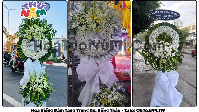 Đặt Vòng Hoa Đám Tang Tại Phường Trung An, Tỉnh Đồng Tháp