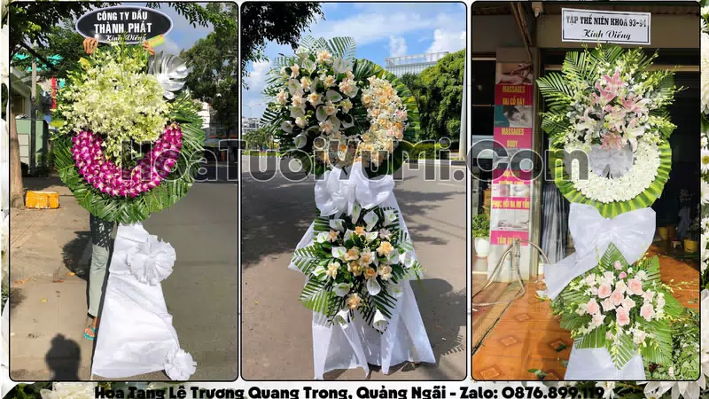 Đặt Vòng Hoa Đám Tang Tại Phường Trương Quang Trọng, Tỉnh Quảng Ngãi