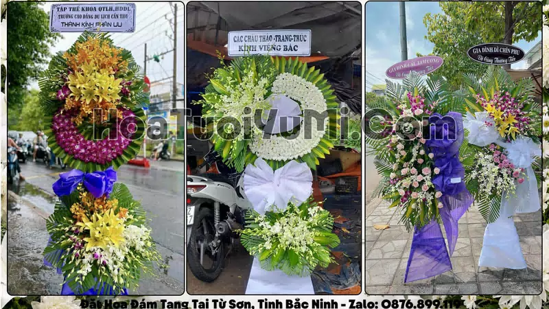 Đặt Vòng Hoa Đám Tang Tại Phường Từ Sơn, Tỉnh Bắc Ninh