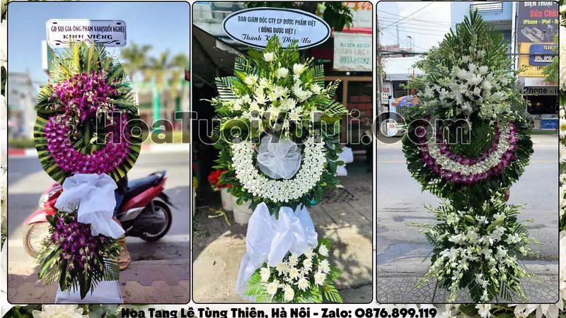 Đặt Vòng Hoa Đám Tang Tại Phường Tùng Thiện, Thành phố Hà Nội