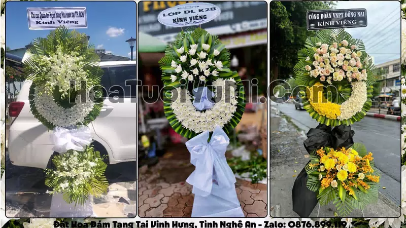 Đặt Vòng Hoa Đám Tang Tại Phường Vinh Hưng, Tỉnh Nghệ An
