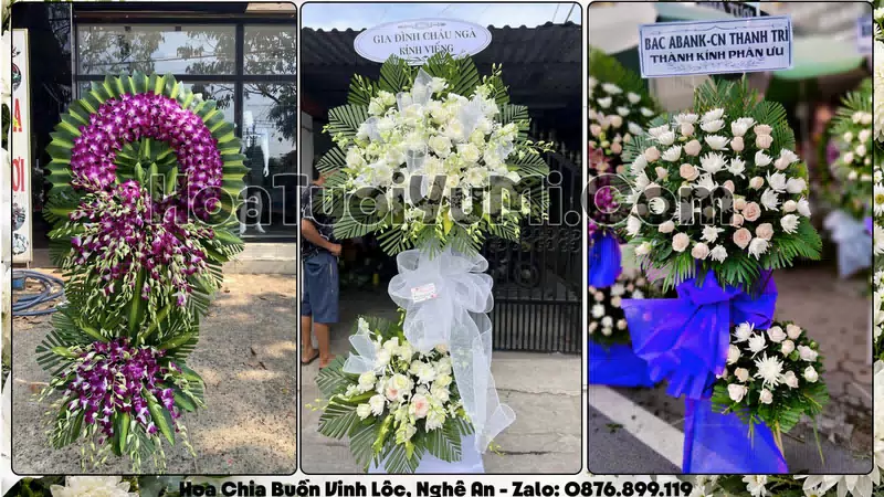 Đặt Vòng Hoa Đám Tang Tại Phường Vinh Lộc, Tỉnh Nghệ An