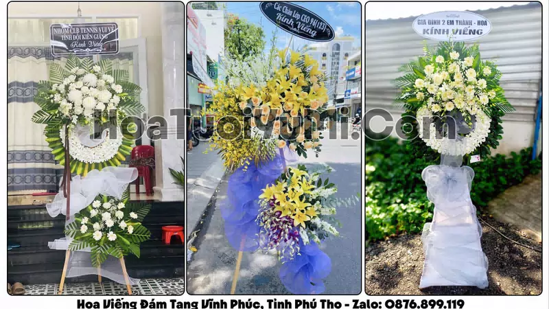 Đặt Vòng Hoa Đám Tang Tại Phường Vĩnh Phúc, Tỉnh Phú Thọ