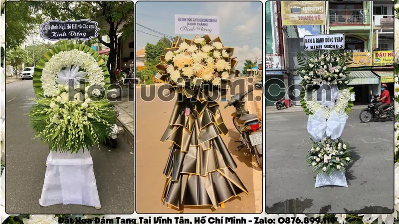 Đặt Vòng Hoa Đám Tang Tại Phường Vĩnh Tân, Thành phố Hồ Chí Minh