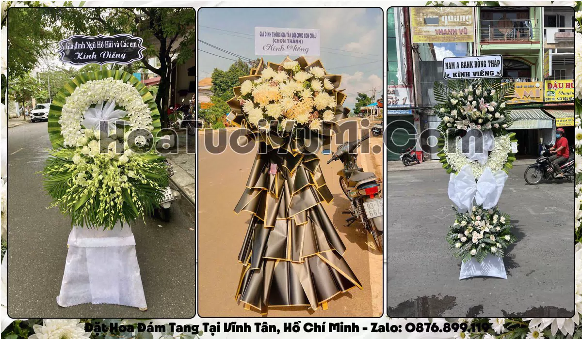 Đặt Vòng Hoa Đám Tang Tại Phường Vĩnh Tân, Thành phố Hồ Chí Minh