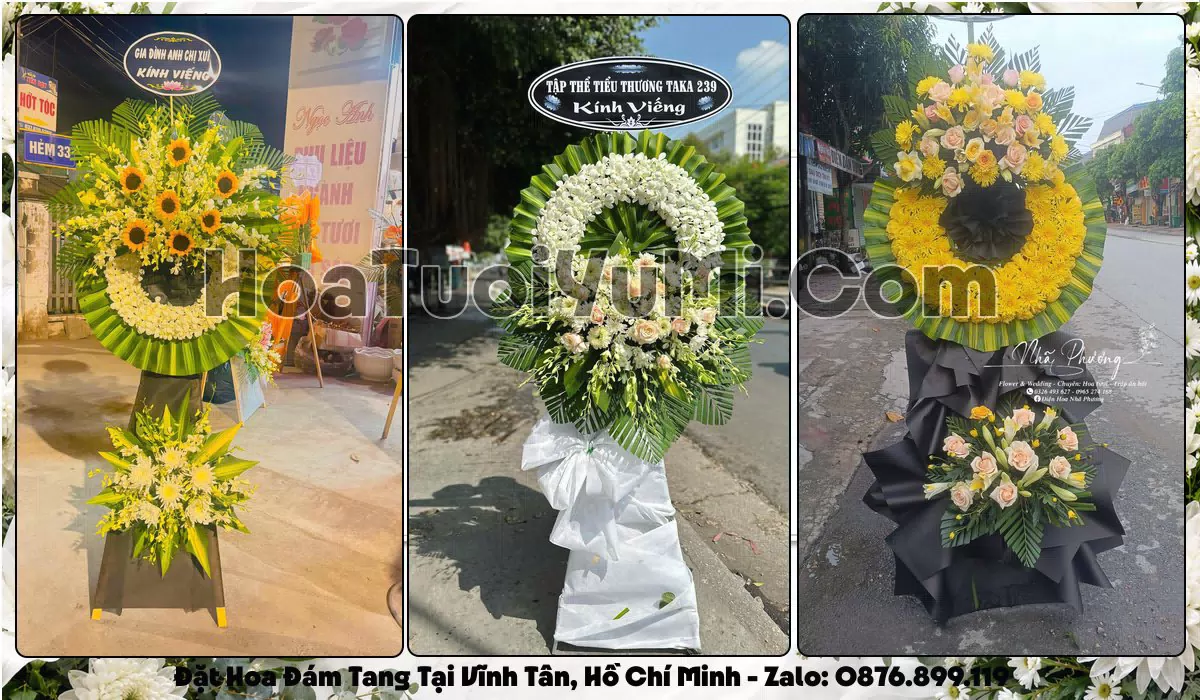 Kệ hoa tang lễ giao tại Phường Vĩnh Tân