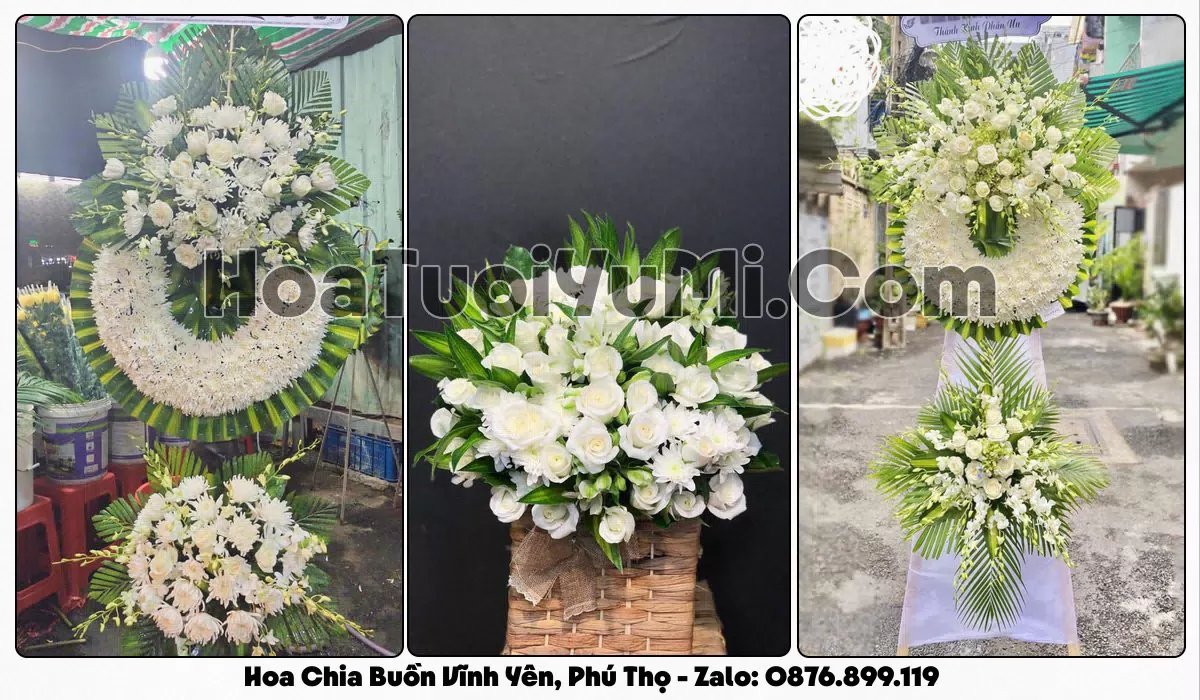 Kệ hoa tang lễ giao tận nơi tại Phường Vĩnh Yên