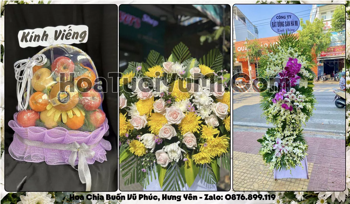 Đặt Vòng Hoa Đám Tang Tại Phường Vũ Phúc, Tỉnh Hưng Yên