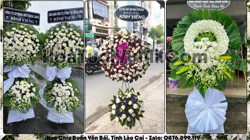 Đặt Vòng Hoa Đám Tang Tại Phường Yên Bái, Tỉnh Lào Cai