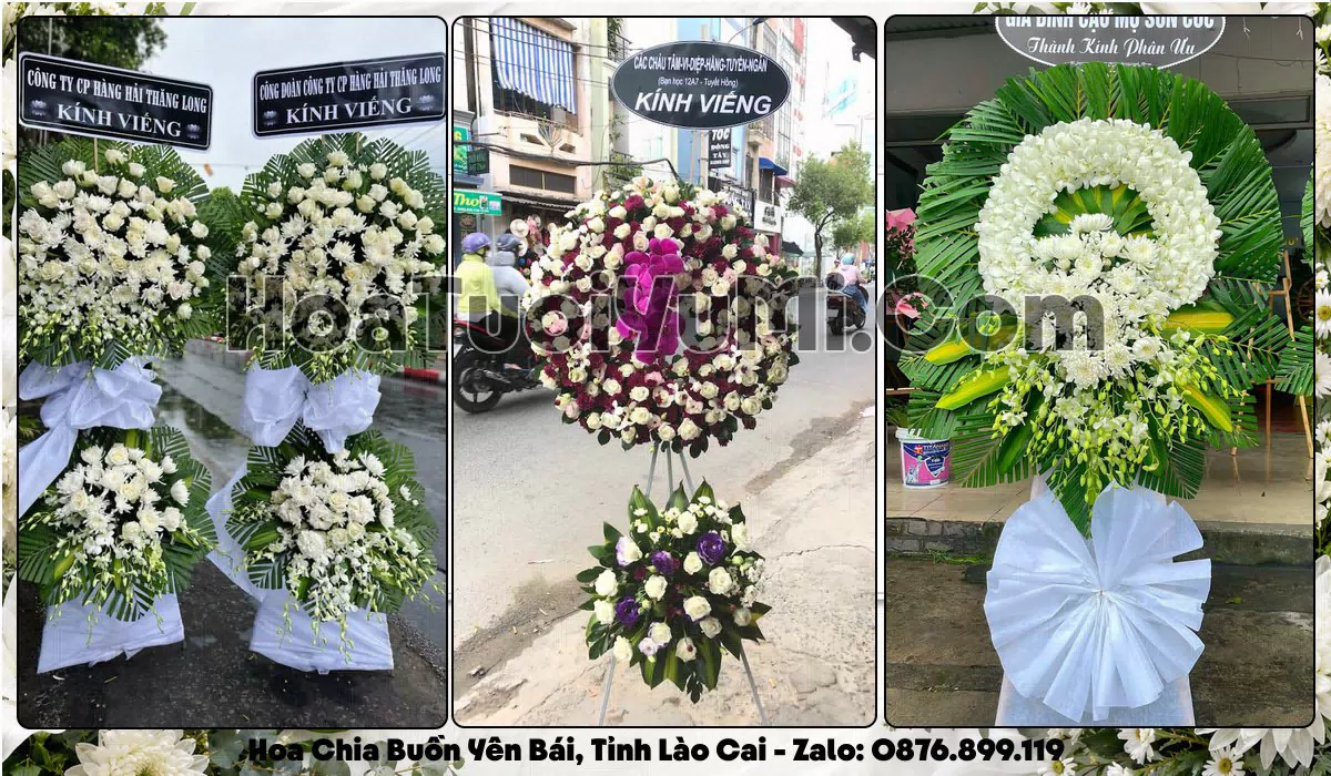 Đặt Vòng Hoa Đám Tang Tại Phường Yên Bái, Tỉnh Lào Cai