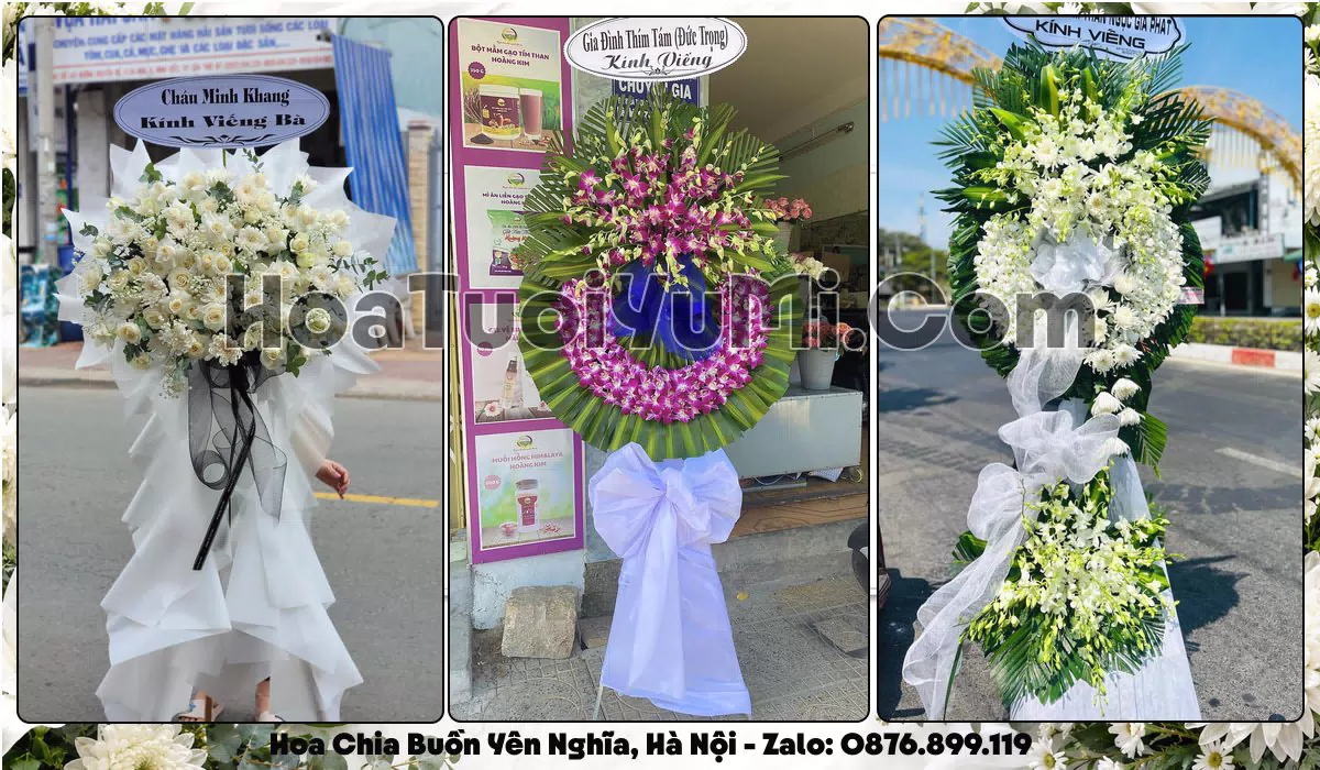 Kệ hoa tang lễ giao tận nơi tại Phường Yên Nghĩa, Thành phố Hà Nội