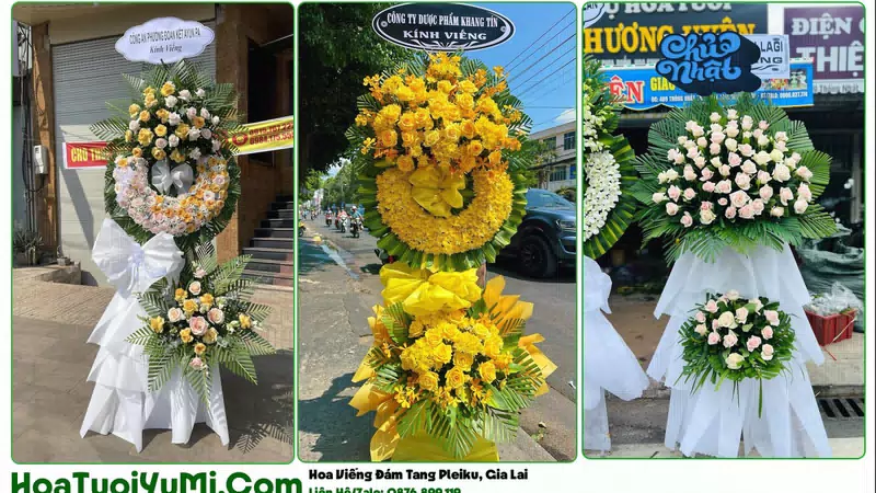 Đặt Vòng Hoa Đám Tang Tại Phường Pleiku, Gia Lai