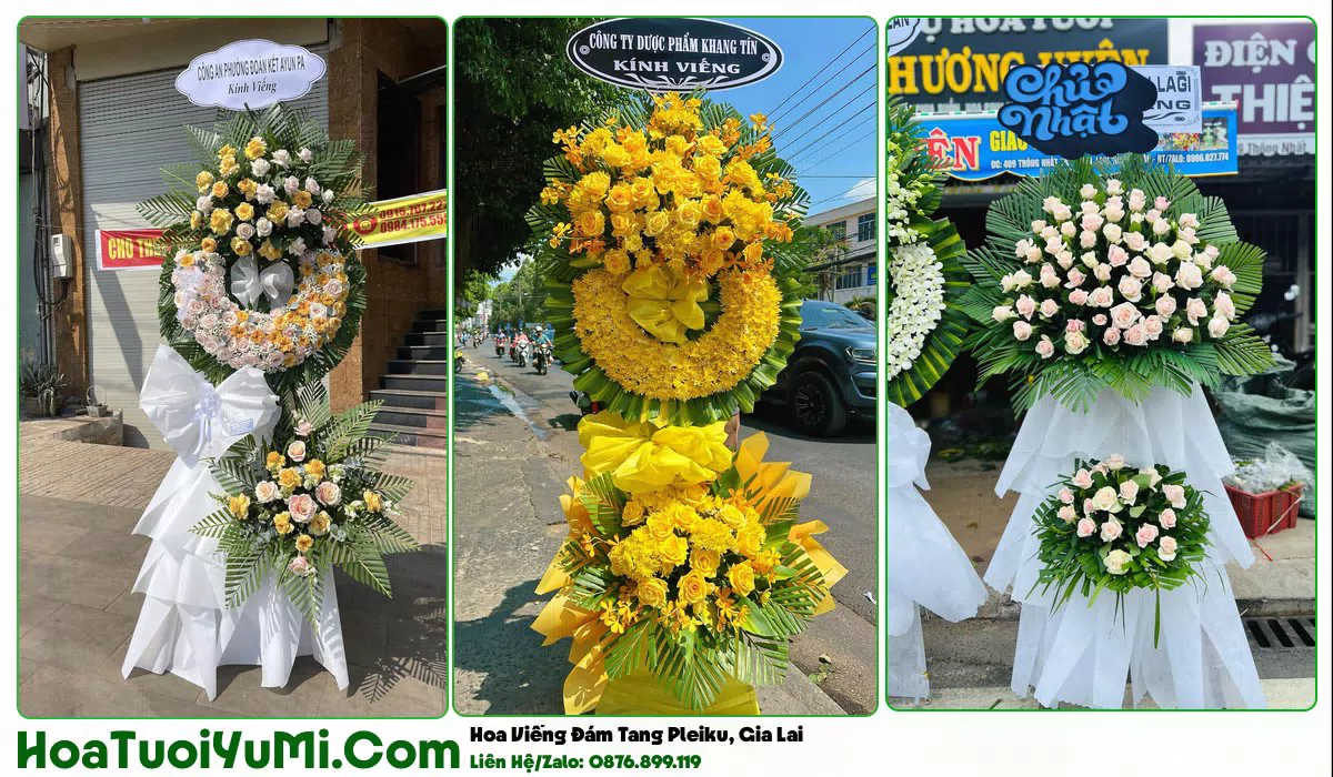 Đặt Vòng Hoa Đám Tang Tại Phường Pleiku, Gia Lai