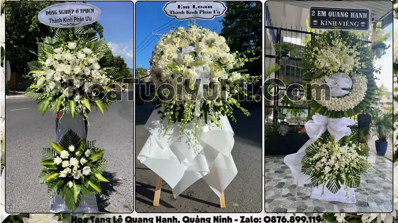 Đặt Vòng Hoa Đám Tang Tại Phường Quang Hanh, Tỉnh Quảng Ninh