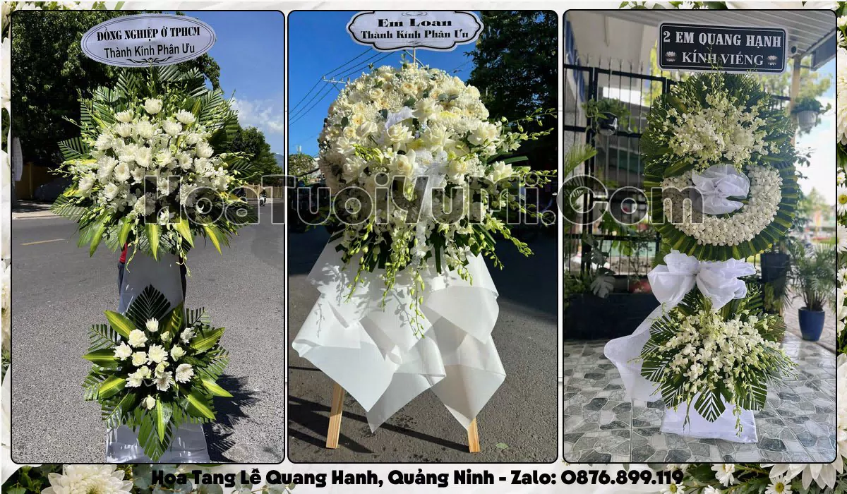 Đặt Vòng Hoa Đám Tang Tại Phường Quang Hanh, Tỉnh Quảng Ninh
