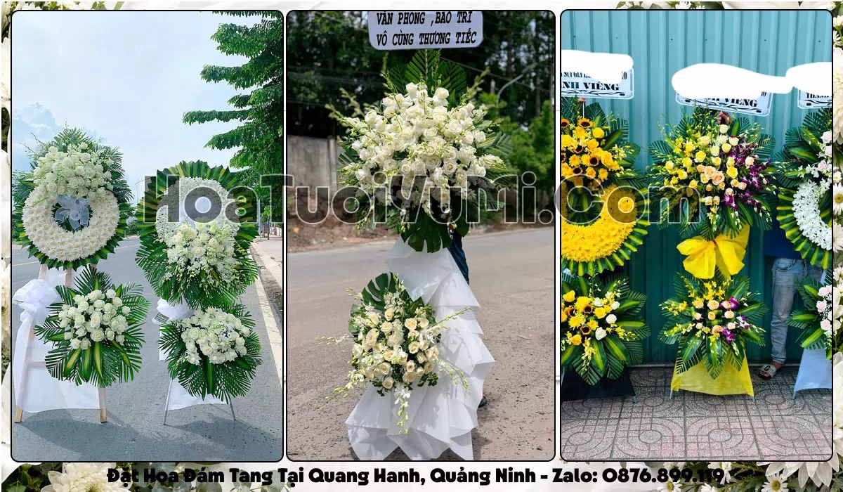 Kệ hoa tang lễ giao tận nơi Phường Quang Hanh, Quảng Ninh