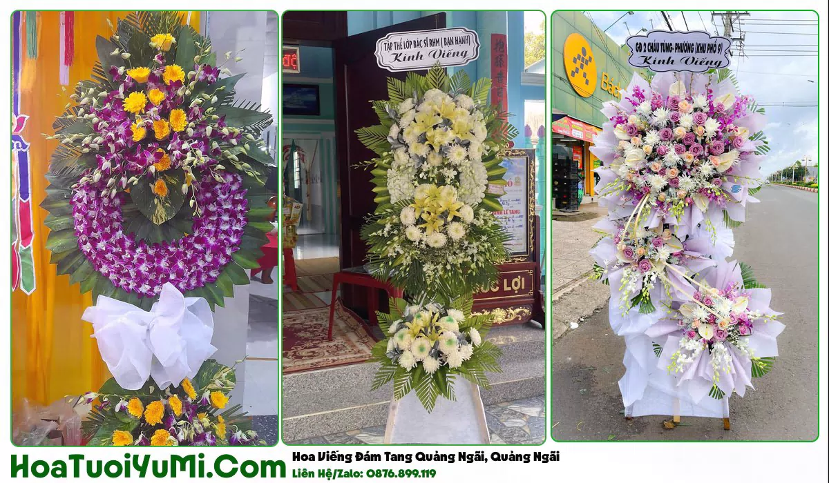 kệ hoa tang lễ tại Quảng Ngãi