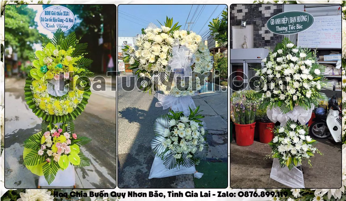 Kệ hoa tang lễ giao tận nơi tại Phường Quy Nhơn Bắc, Tỉnh Gia Lai