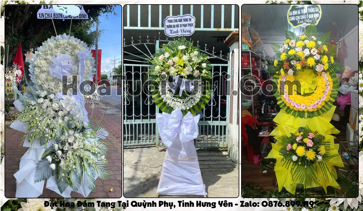 Kệ hoa tang lễ giao tận nơi tại Xã Quỳnh Phụ, Tỉnh Hưng Yên