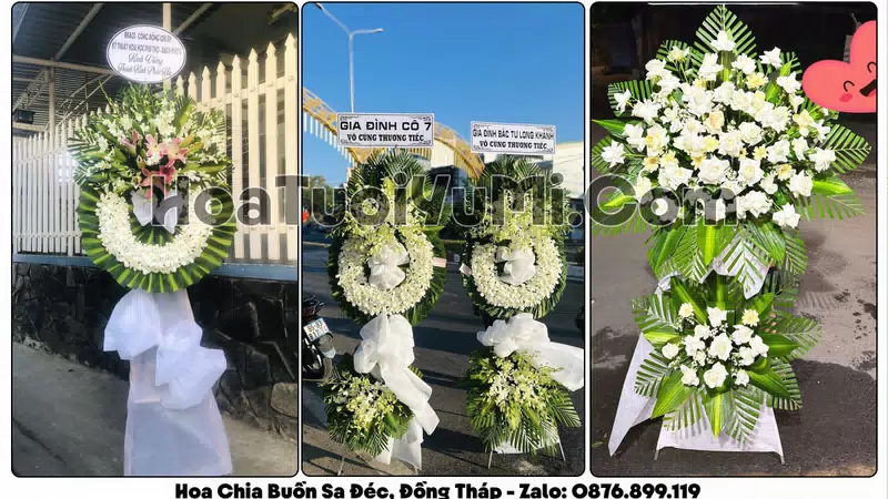 Đặt Vòng Hoa Đám Tang Tại Phường Sa Đéc, Đồng Tháp