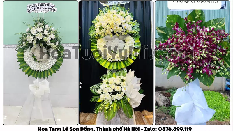 Đặt Vòng Hoa Đám Tang Tại Xã Sơn Đồng, Thành phố Hà Nội