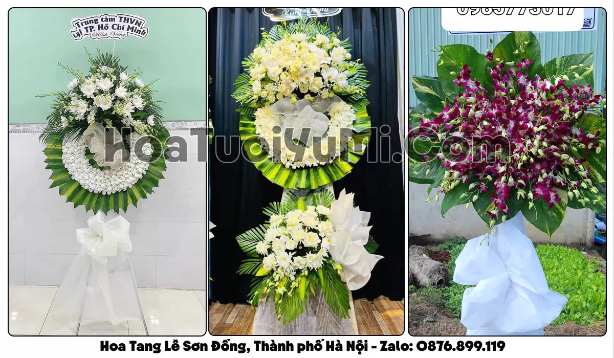 Đặt Vòng Hoa Đám Tang Tại Xã Sơn Đồng, Thành phố Hà Nội