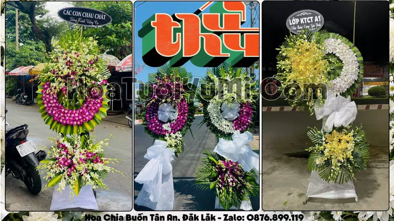 Đặt Vòng Hoa Đám Tang Tại Phường Tân An, Tỉnh Đắk Lắk